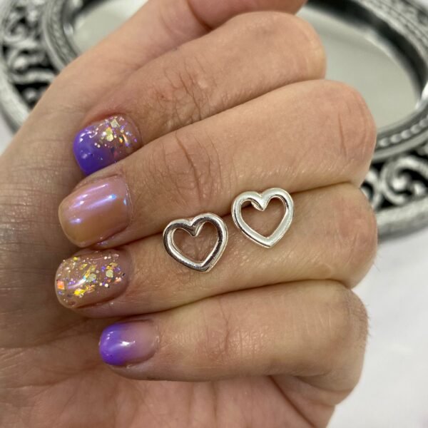 aros corazones B F